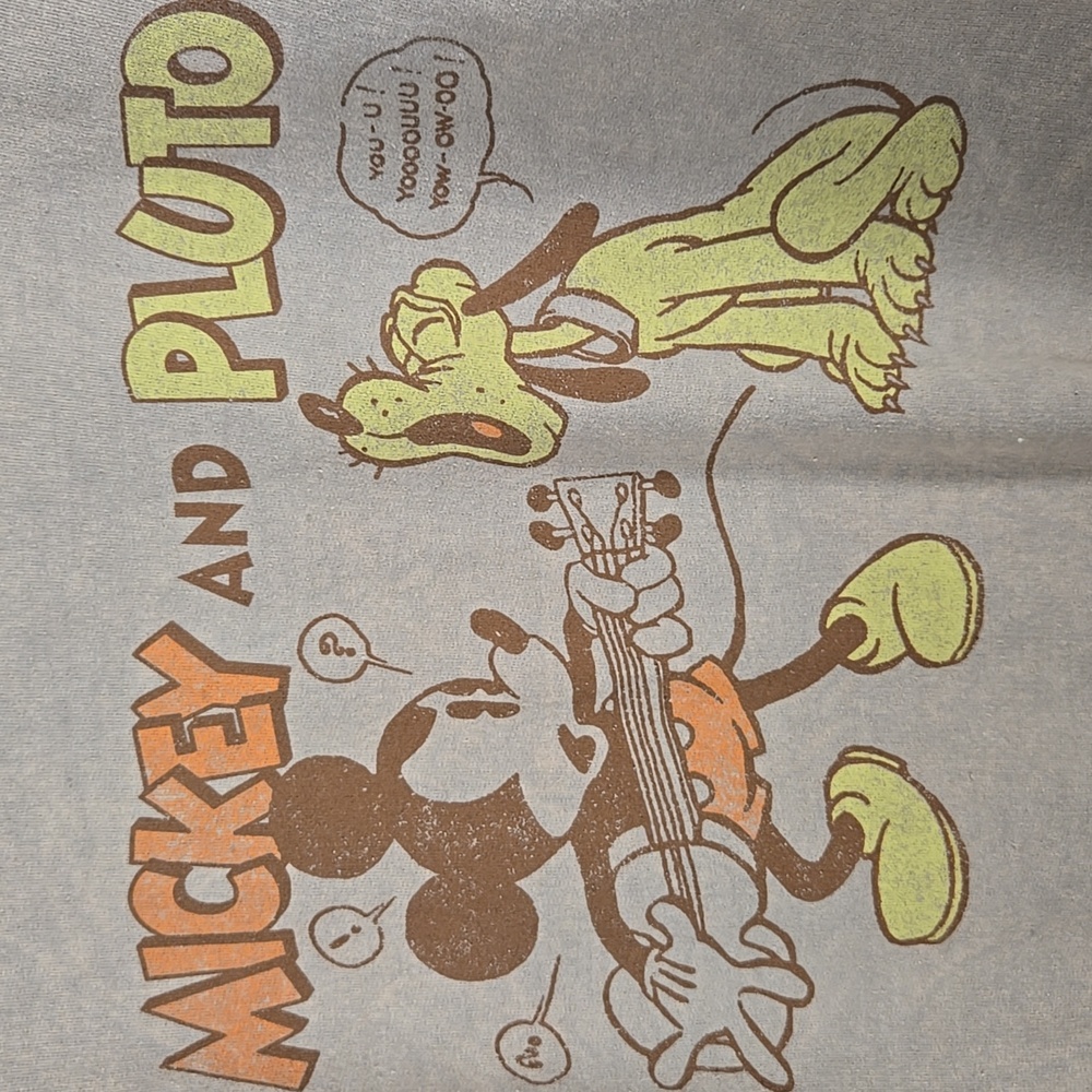 Disney Mickey and Pluto Sweatshit Size Large - Picture 2 of 4